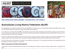 Tablet Screenshot of alhf.org.au